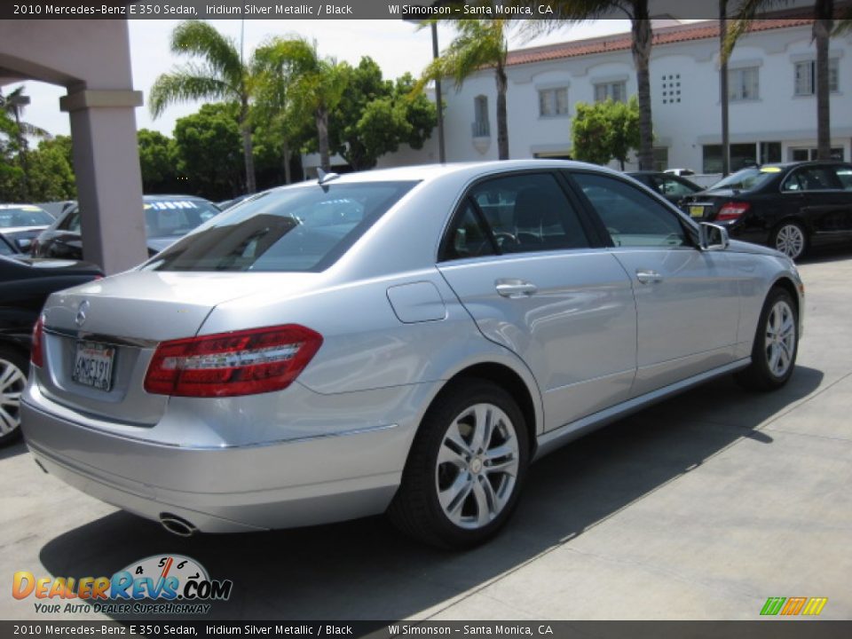 2010 Mercedes-Benz E 350 Sedan Iridium Silver Metallic / Black Photo #2