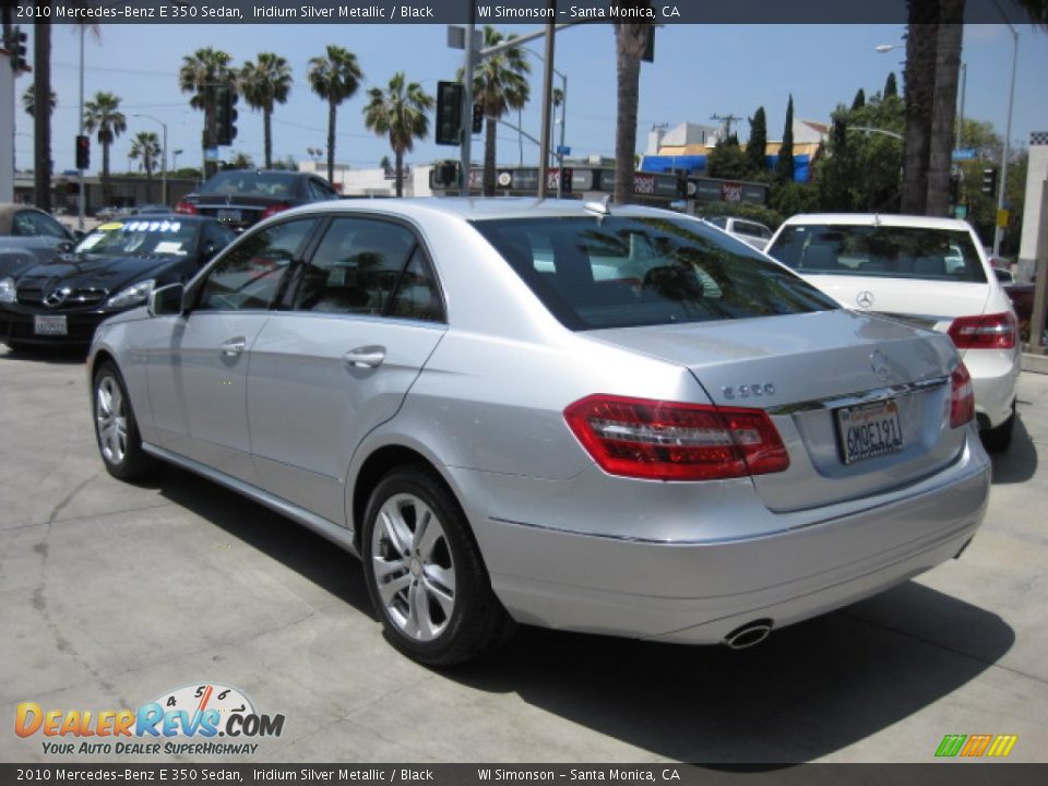 2010 Mercedes-Benz E 350 Sedan Iridium Silver Metallic / Black Photo #4