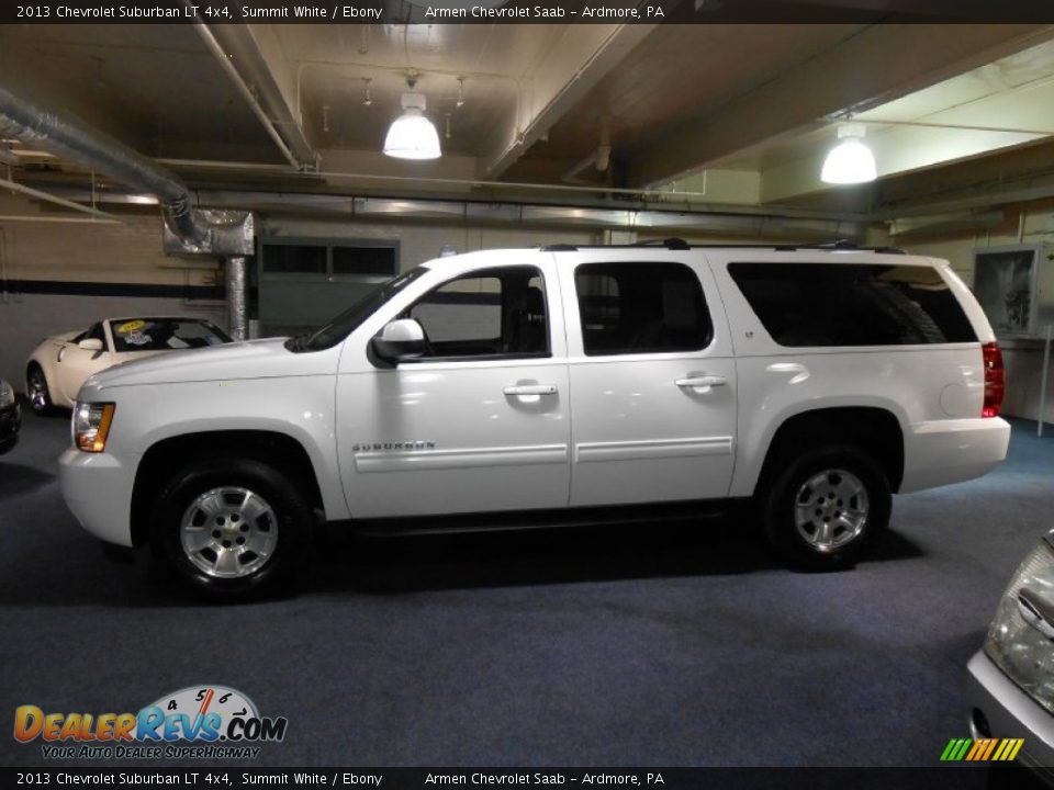 2013 Chevrolet Suburban LT 4x4 Summit White / Ebony Photo #8