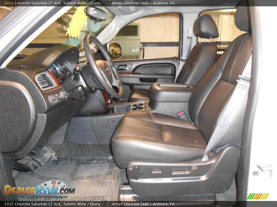 2013 Chevrolet Suburban LT 4x4 Summit White / Ebony Photo #10