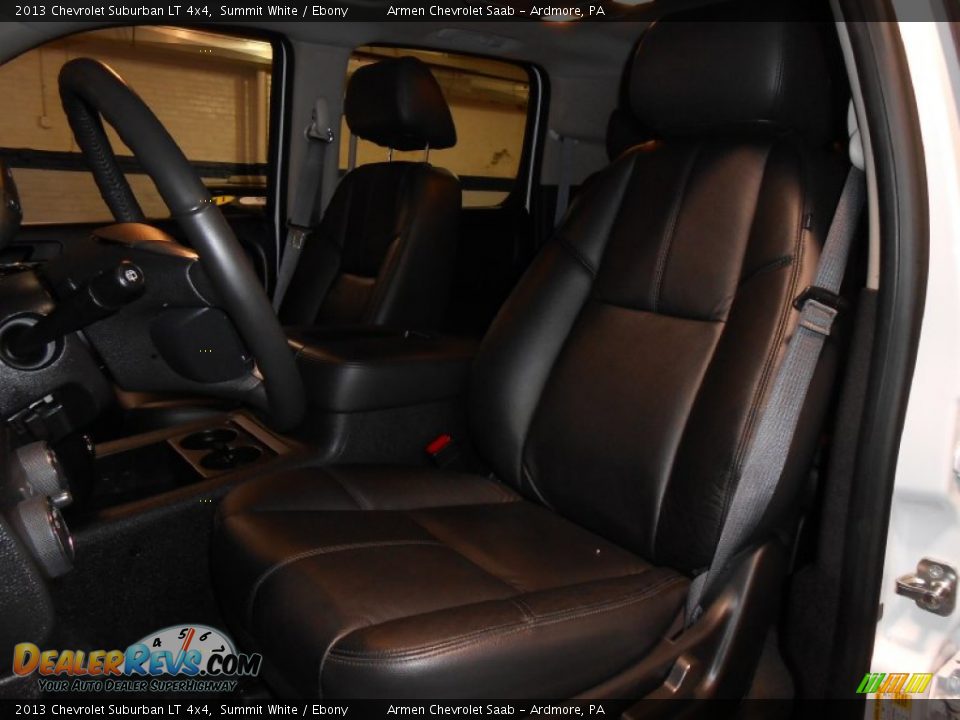 2013 Chevrolet Suburban LT 4x4 Summit White / Ebony Photo #11