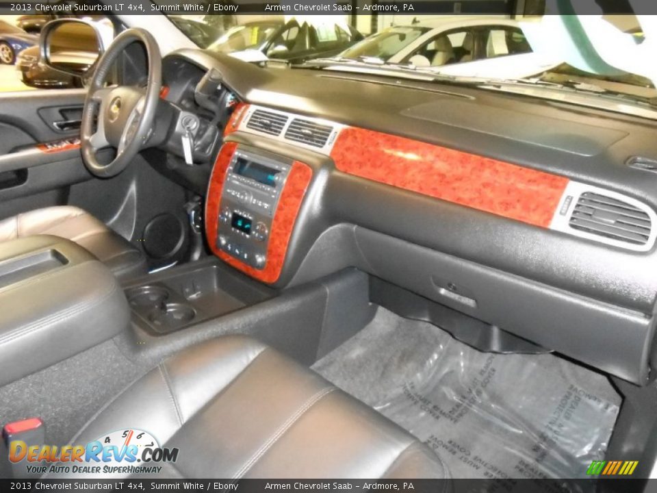 2013 Chevrolet Suburban LT 4x4 Summit White / Ebony Photo #12