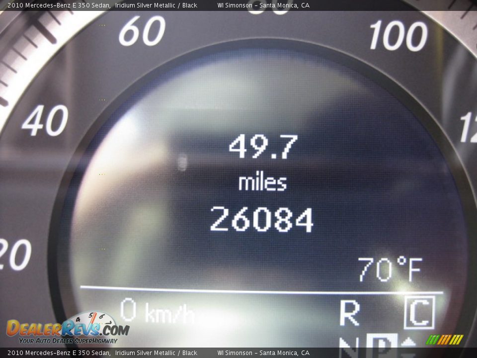 2010 Mercedes-Benz E 350 Sedan Iridium Silver Metallic / Black Photo #10