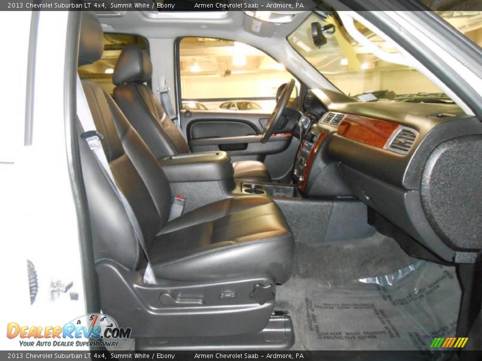 2013 Chevrolet Suburban LT 4x4 Summit White / Ebony Photo #13