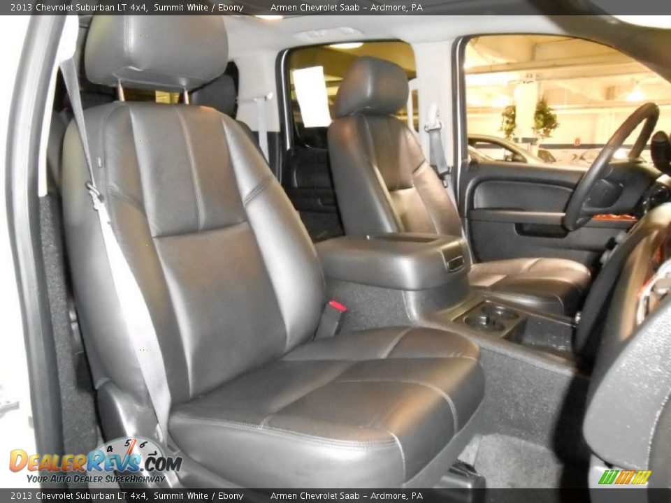 2013 Chevrolet Suburban LT 4x4 Summit White / Ebony Photo #14