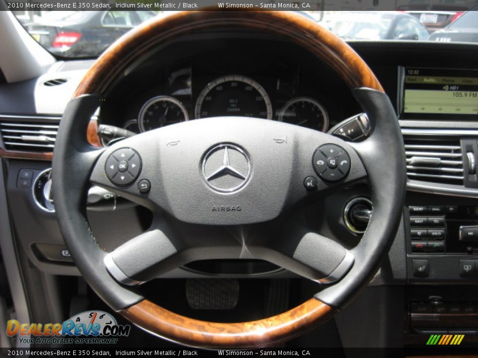 2010 Mercedes-Benz E 350 Sedan Steering Wheel Photo #11