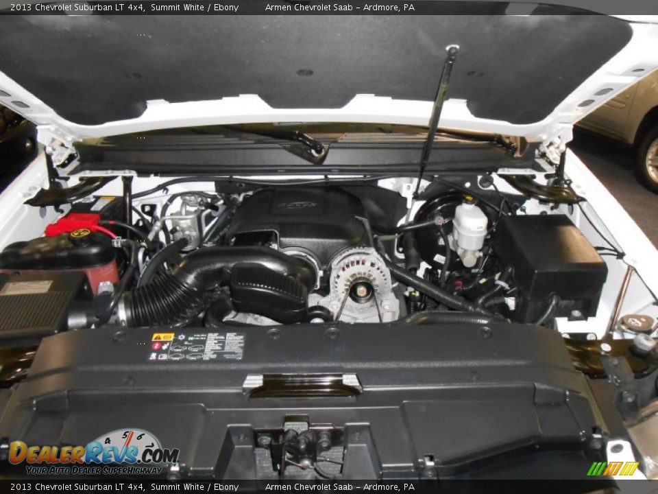 2013 Chevrolet Suburban LT 4x4 Summit White / Ebony Photo #20