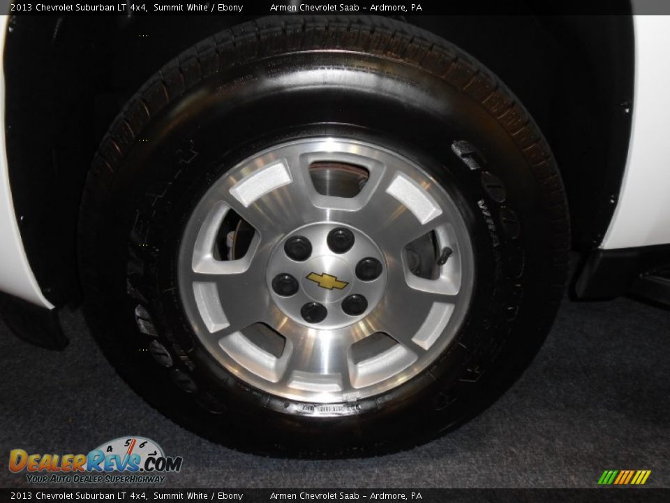 2013 Chevrolet Suburban LT 4x4 Summit White / Ebony Photo #21