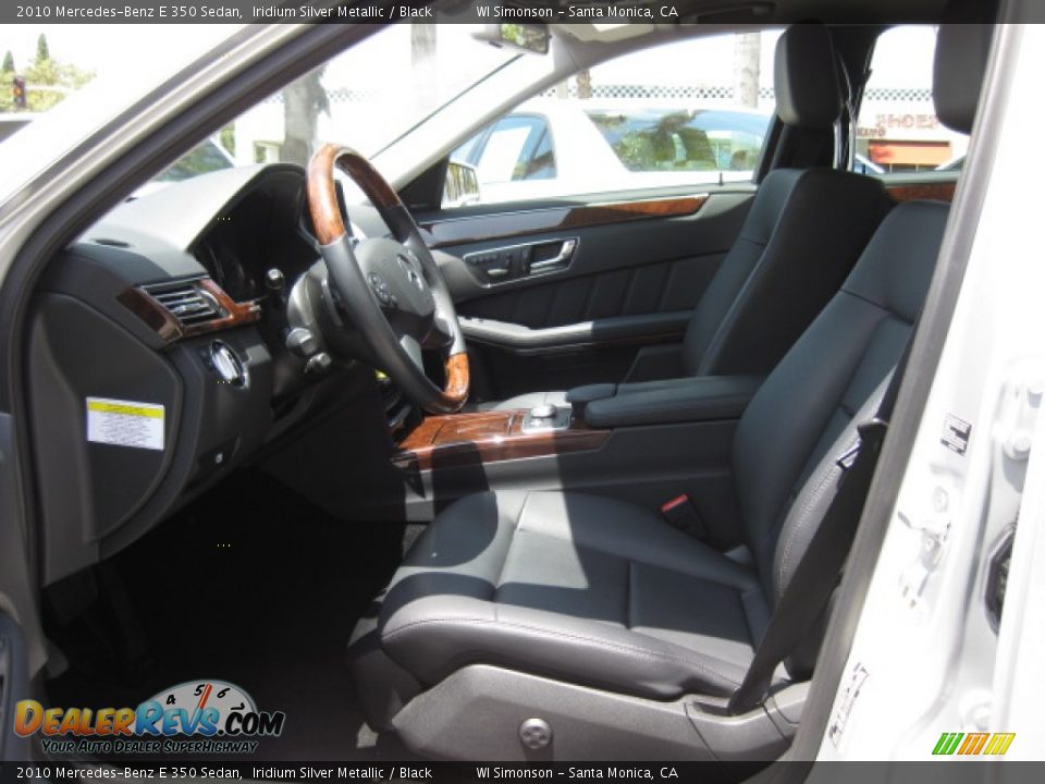 Black Interior - 2010 Mercedes-Benz E 350 Sedan Photo #19