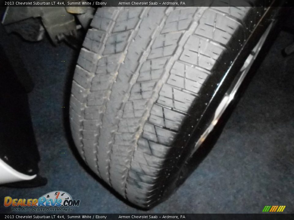 2013 Chevrolet Suburban LT 4x4 Summit White / Ebony Photo #22