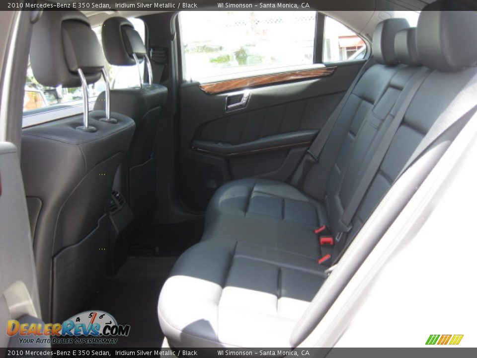 Rear Seat of 2010 Mercedes-Benz E 350 Sedan Photo #20
