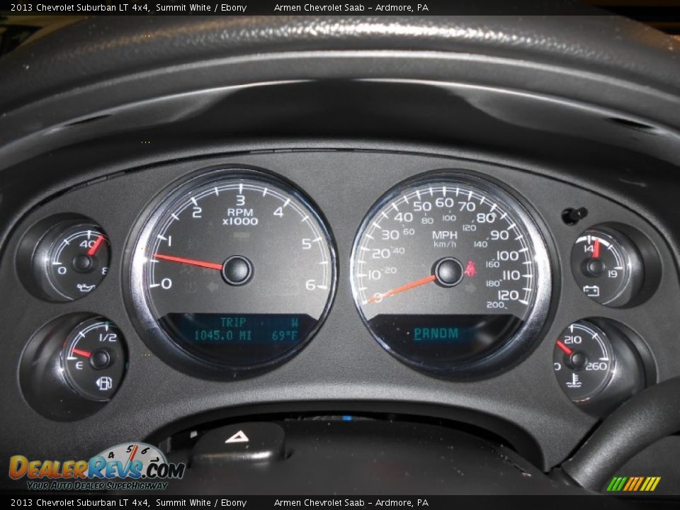 2013 Chevrolet Suburban LT 4x4 Summit White / Ebony Photo #25