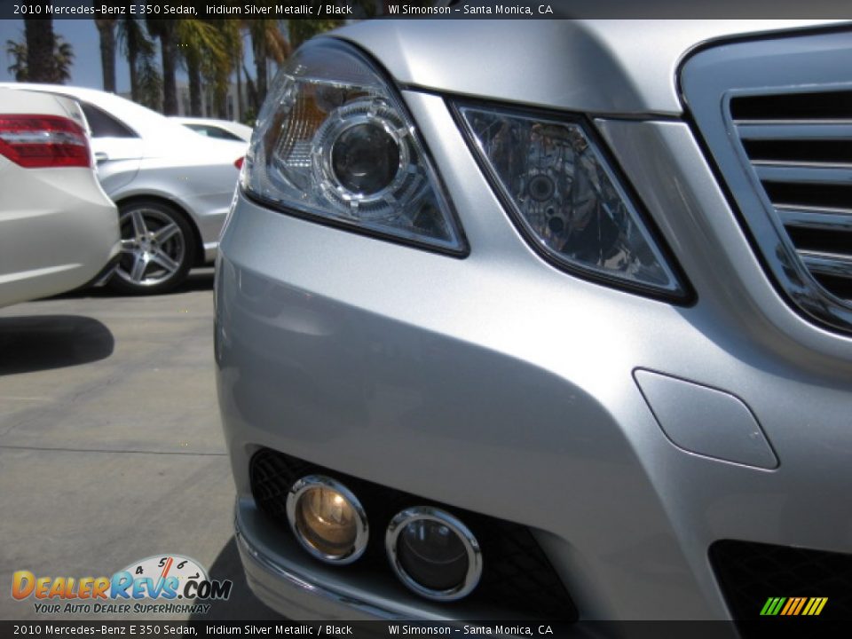 2010 Mercedes-Benz E 350 Sedan Iridium Silver Metallic / Black Photo #24