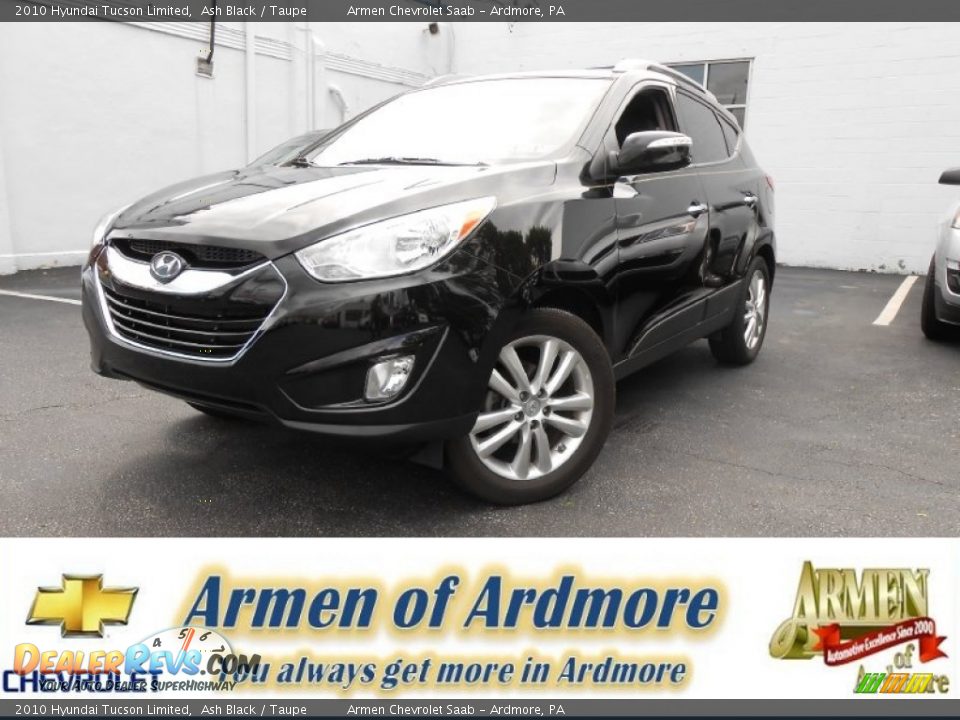 2010 Hyundai Tucson Limited Ash Black / Taupe Photo #1