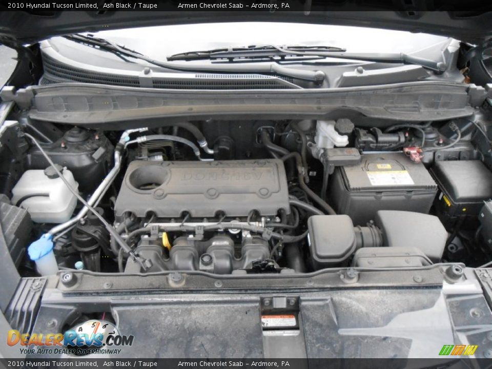 2010 Hyundai Tucson Limited Ash Black / Taupe Photo #19