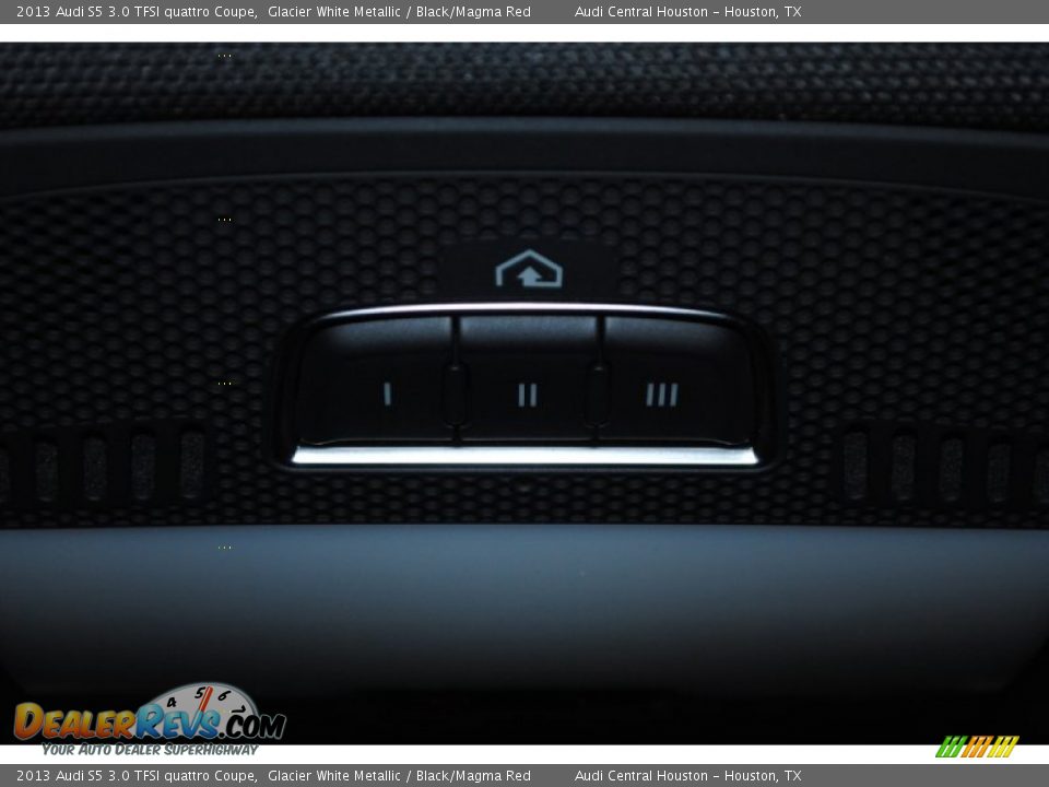 2013 Audi S5 3.0 TFSI quattro Coupe Glacier White Metallic / Black/Magma Red Photo #28