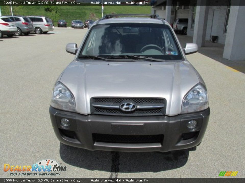 2006 Hyundai Tucson GLS V6 Sahara Silver / Gray Photo #4