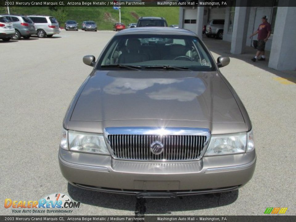2003 Mercury Grand Marquis GS Arizona Beige Metallic / Medium Parchment Photo #4