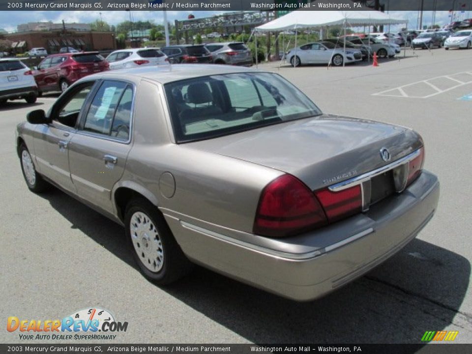 2003 Mercury Grand Marquis GS Arizona Beige Metallic / Medium Parchment Photo #8
