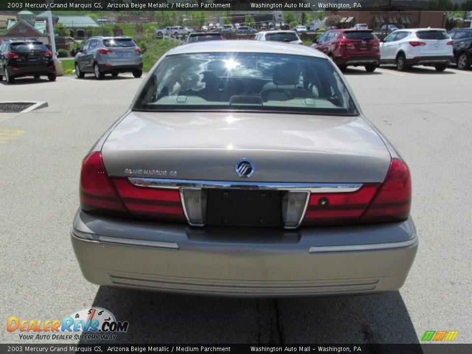 2003 Mercury Grand Marquis GS Arizona Beige Metallic / Medium Parchment Photo #9