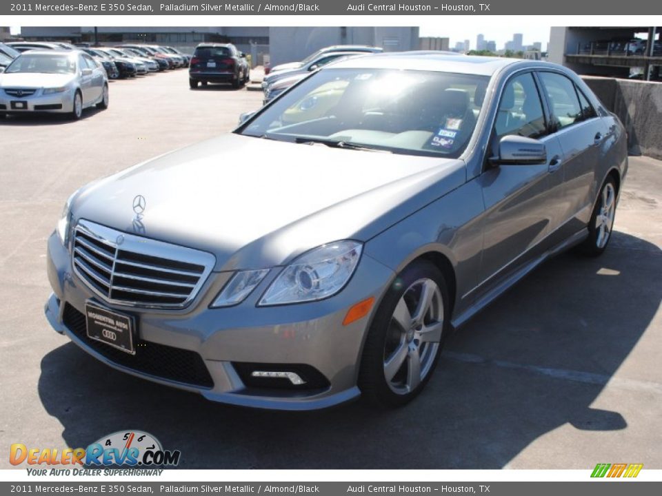 2011 Mercedes-Benz E 350 Sedan Palladium Silver Metallic / Almond/Black Photo #3