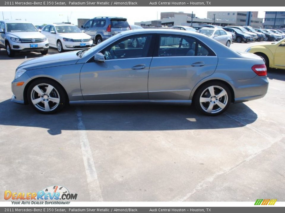 2011 Mercedes-Benz E 350 Sedan Palladium Silver Metallic / Almond/Black Photo #4