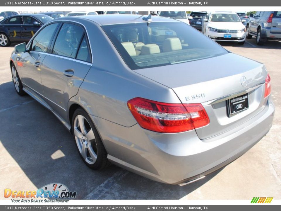 2011 Mercedes-Benz E 350 Sedan Palladium Silver Metallic / Almond/Black Photo #5