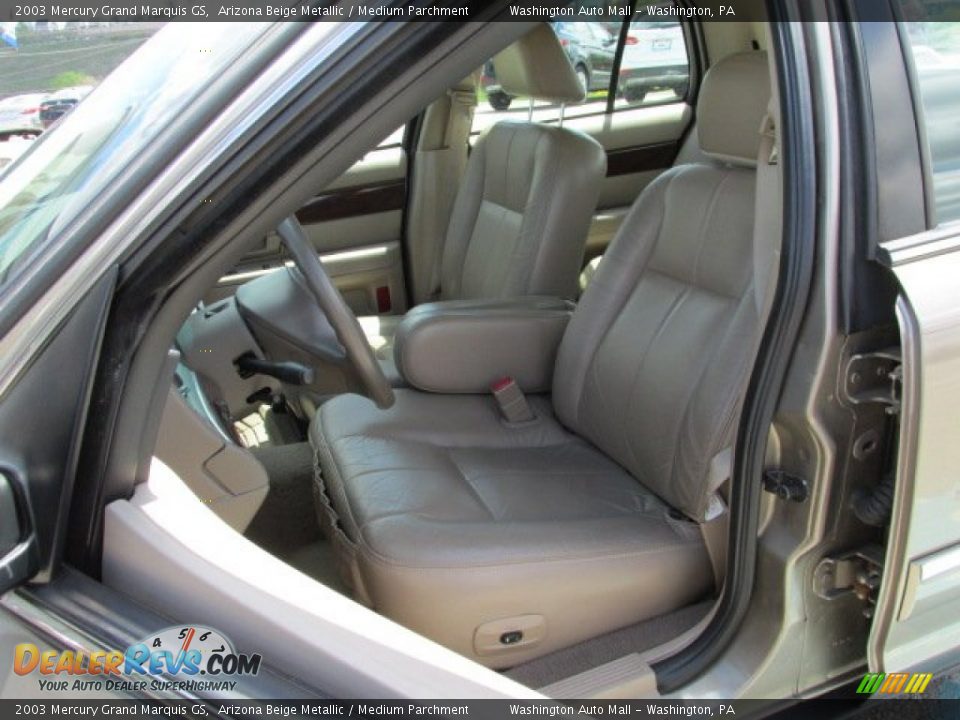 2003 Mercury Grand Marquis GS Arizona Beige Metallic / Medium Parchment Photo #13