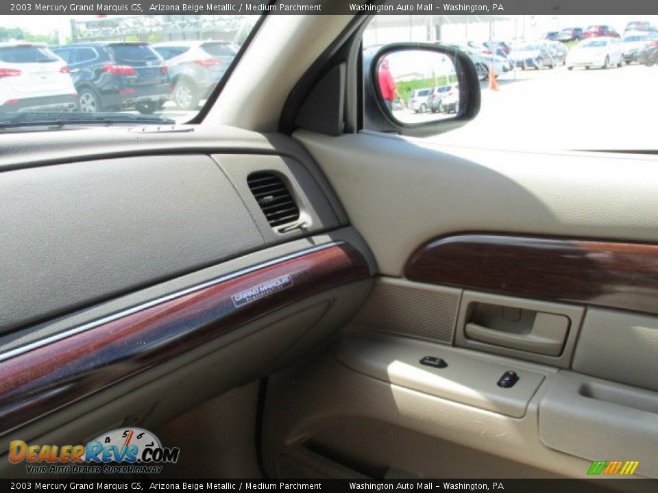 2003 Mercury Grand Marquis GS Arizona Beige Metallic / Medium Parchment Photo #14