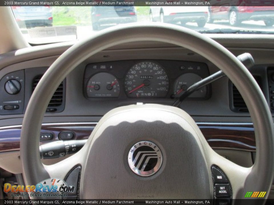 2003 Mercury Grand Marquis GS Arizona Beige Metallic / Medium Parchment Photo #16