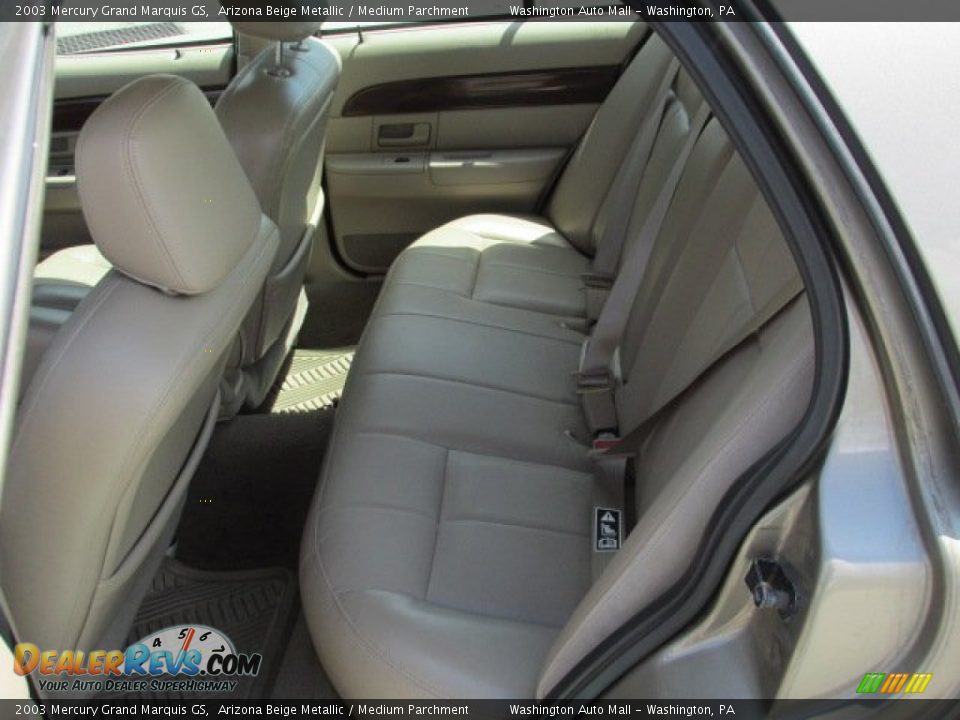 2003 Mercury Grand Marquis GS Arizona Beige Metallic / Medium Parchment Photo #17