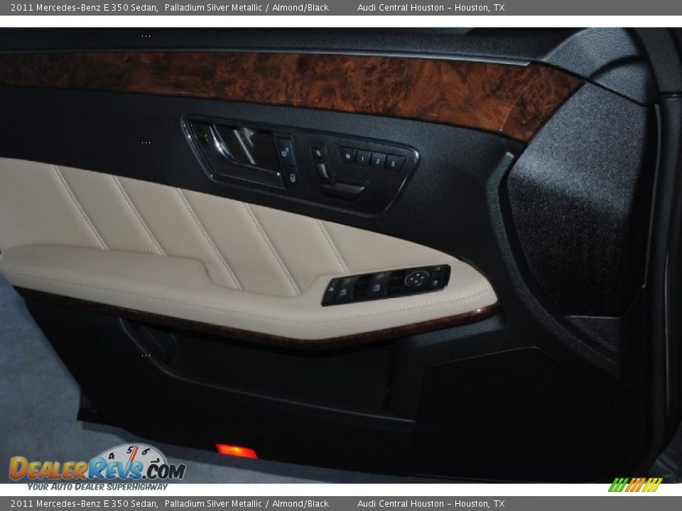 2011 Mercedes-Benz E 350 Sedan Palladium Silver Metallic / Almond/Black Photo #9