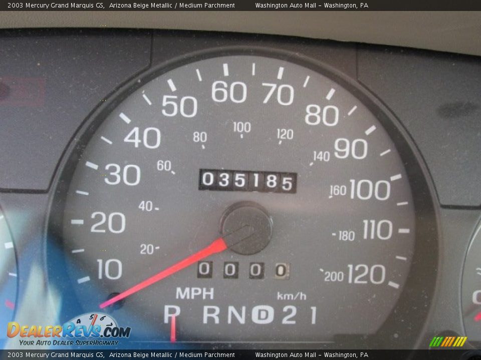 2003 Mercury Grand Marquis GS Arizona Beige Metallic / Medium Parchment Photo #20