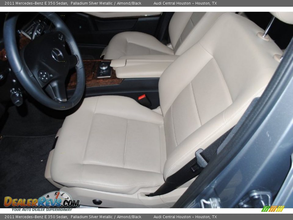 2011 Mercedes-Benz E 350 Sedan Palladium Silver Metallic / Almond/Black Photo #12