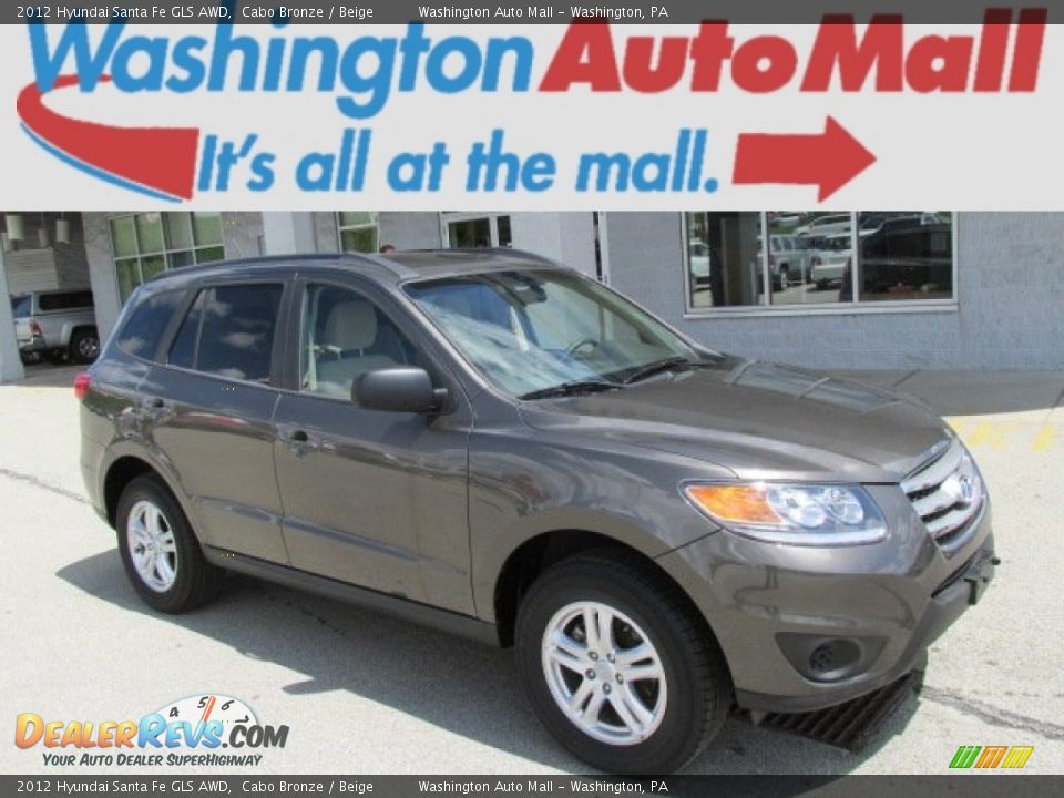 2012 Hyundai Santa Fe GLS AWD Cabo Bronze / Beige Photo #1