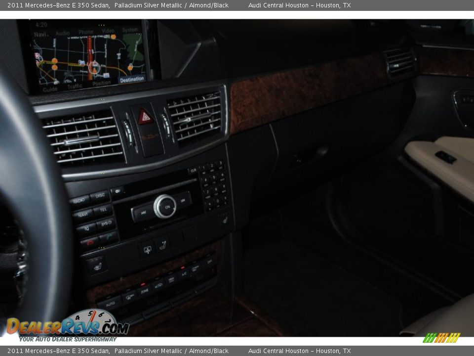 2011 Mercedes-Benz E 350 Sedan Palladium Silver Metallic / Almond/Black Photo #15