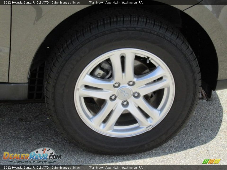 2012 Hyundai Santa Fe GLS AWD Cabo Bronze / Beige Photo #3
