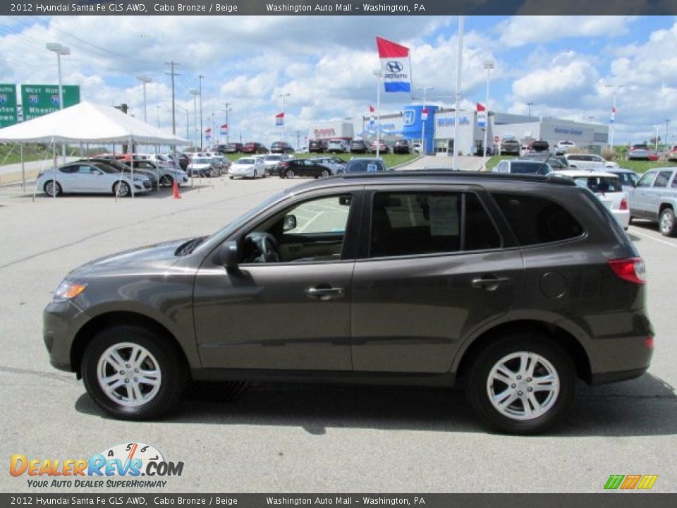 2012 Hyundai Santa Fe GLS AWD Cabo Bronze / Beige Photo #6