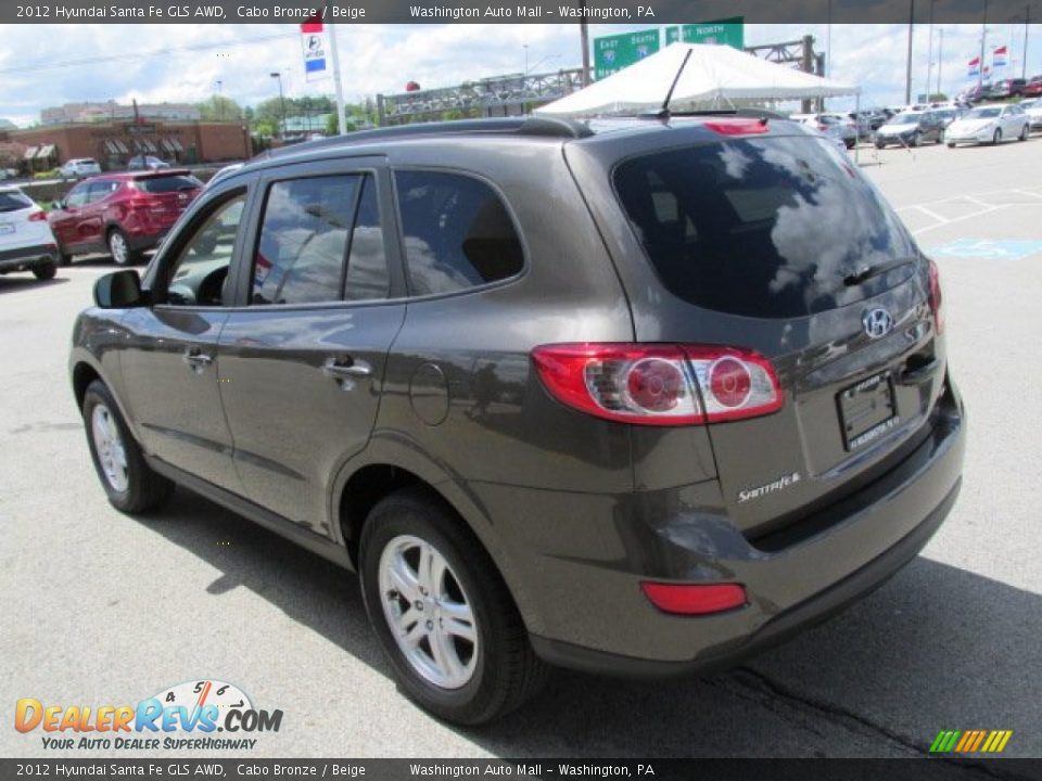 2012 Hyundai Santa Fe GLS AWD Cabo Bronze / Beige Photo #7