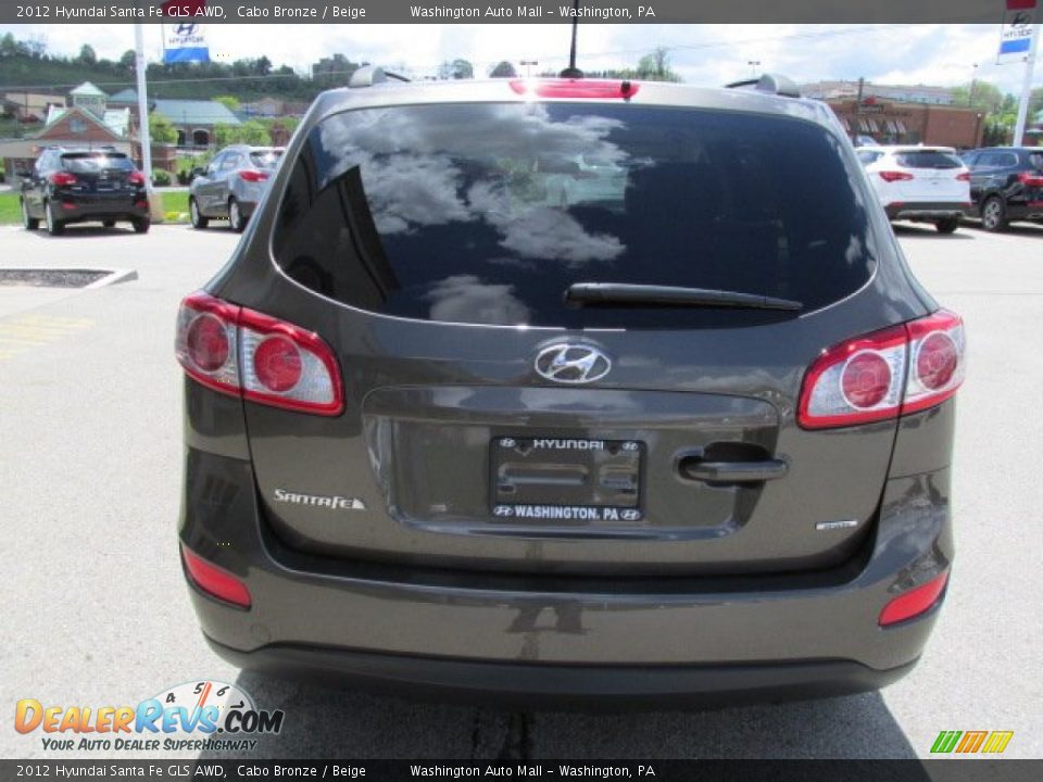2012 Hyundai Santa Fe GLS AWD Cabo Bronze / Beige Photo #8