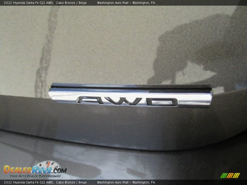 2012 Hyundai Santa Fe GLS AWD Cabo Bronze / Beige Photo #10