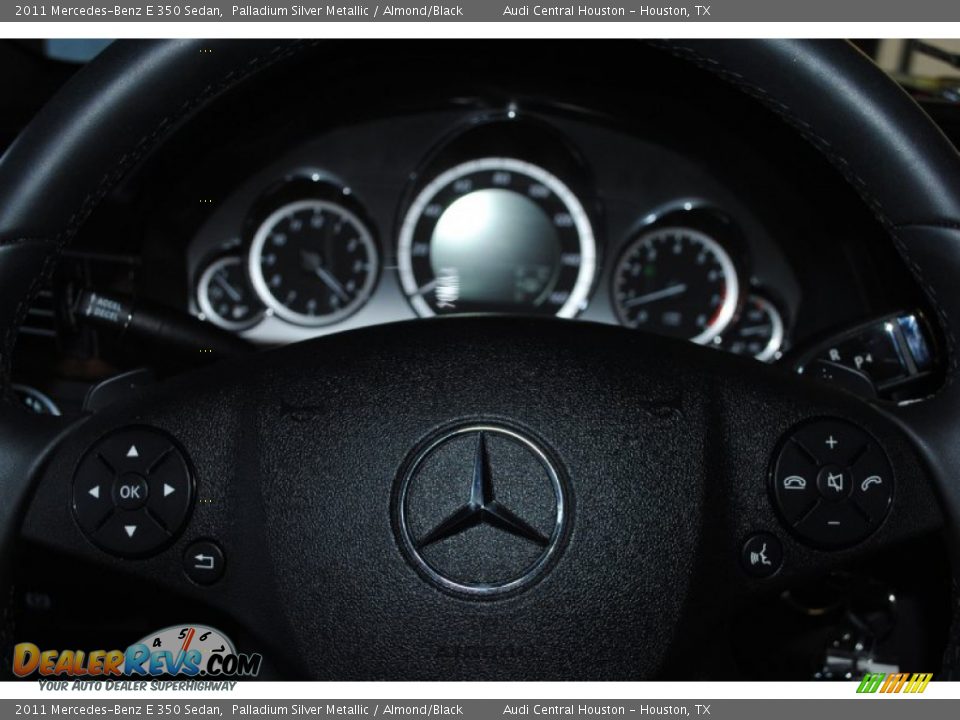 2011 Mercedes-Benz E 350 Sedan Palladium Silver Metallic / Almond/Black Photo #29