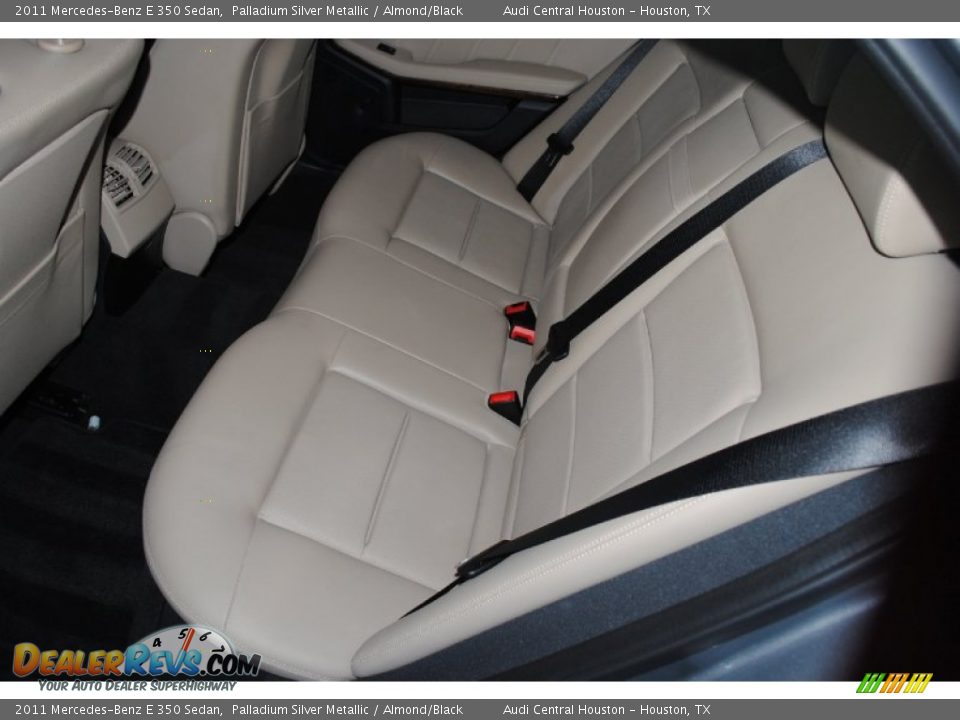 2011 Mercedes-Benz E 350 Sedan Palladium Silver Metallic / Almond/Black Photo #35