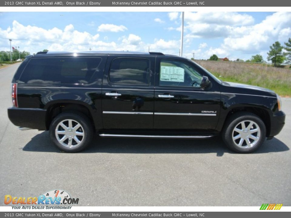 2013 GMC Yukon XL Denali AWD Onyx Black / Ebony Photo #6
