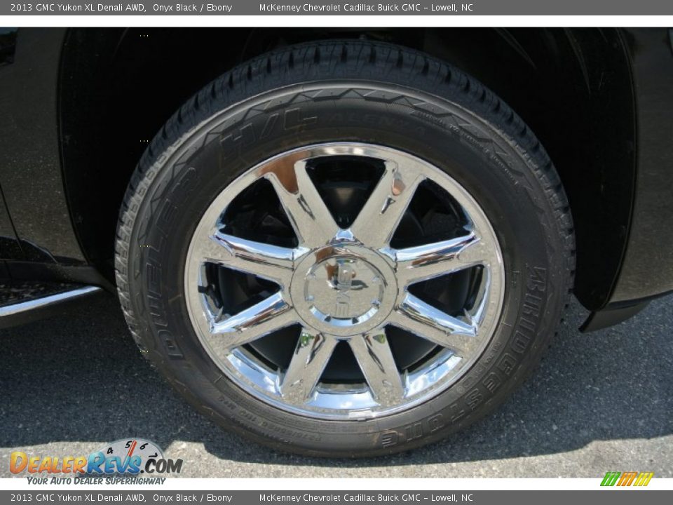 2013 GMC Yukon XL Denali AWD Onyx Black / Ebony Photo #24