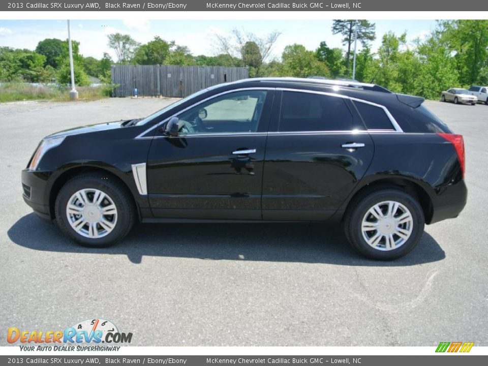 2013 Cadillac SRX Luxury AWD Black Raven / Ebony/Ebony Photo #3