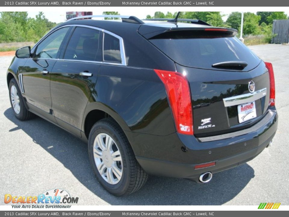 2013 Cadillac SRX Luxury AWD Black Raven / Ebony/Ebony Photo #4