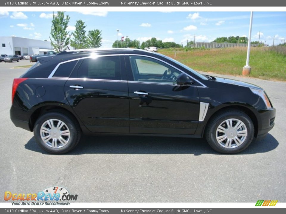 2013 Cadillac SRX Luxury AWD Black Raven / Ebony/Ebony Photo #6