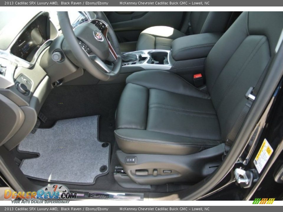 2013 Cadillac SRX Luxury AWD Black Raven / Ebony/Ebony Photo #10