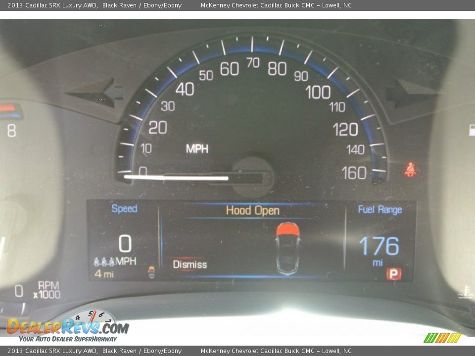 2013 Cadillac SRX Luxury AWD Black Raven / Ebony/Ebony Photo #15